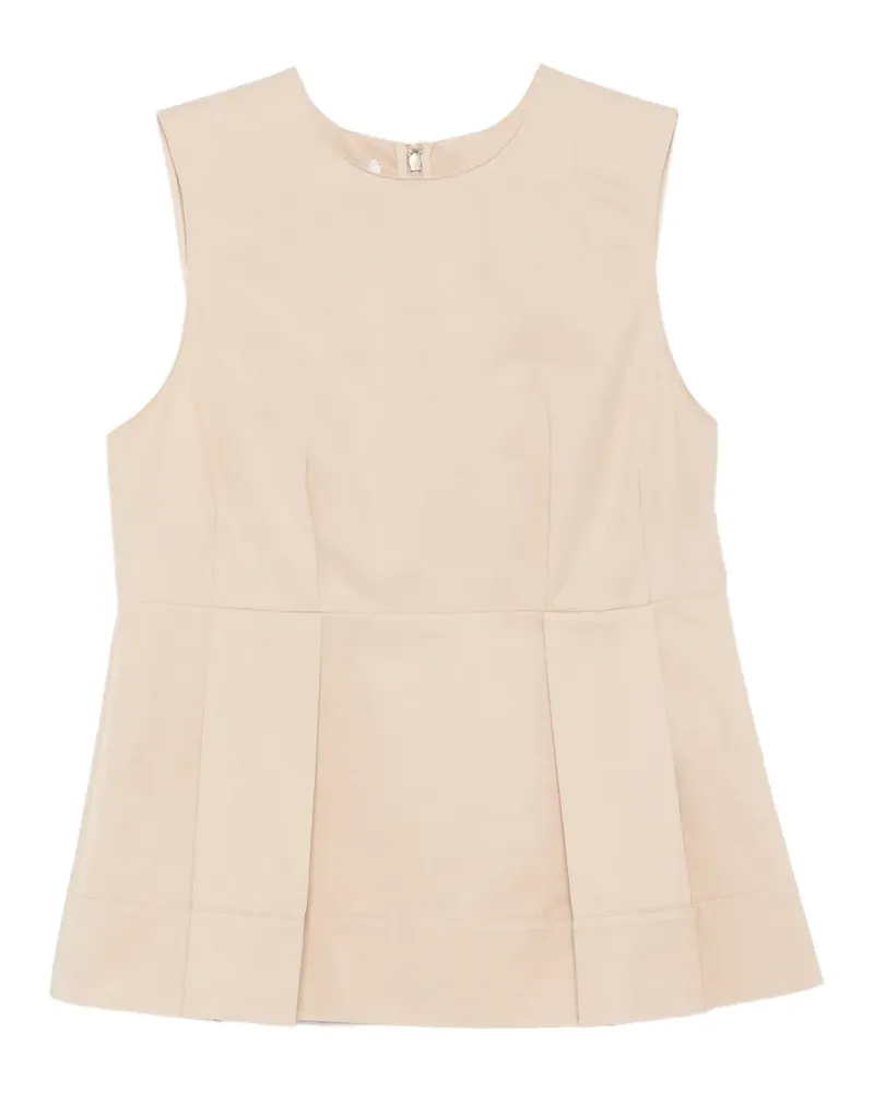 Vince sleeveless pleated blouse - Nude Nude