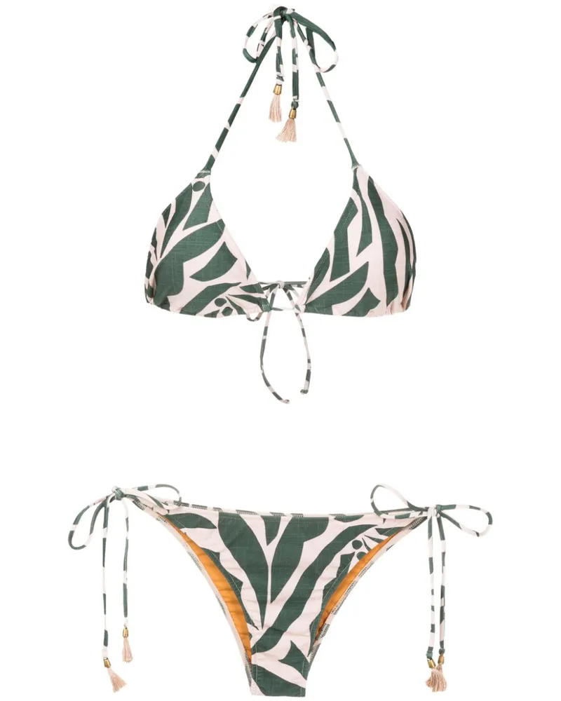Lygia & Nanny Maya Bikini mit Print - Grün Grün