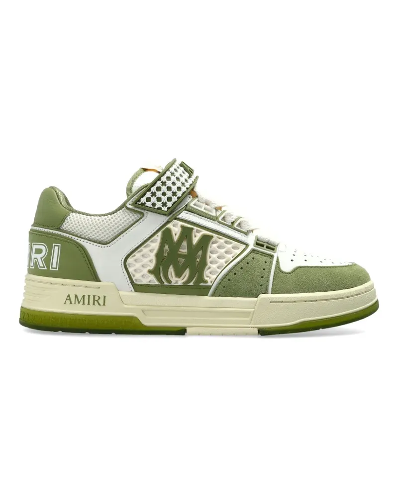 Amiri logo-appliqué perforated-detail sneakers - Grün Grün