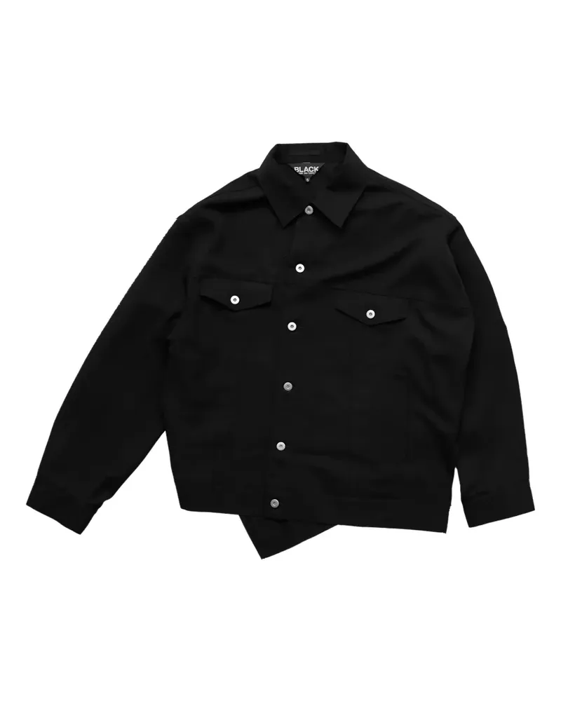 Comme des Garçons Klassische Hemdjacke - Black Black