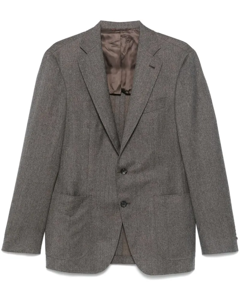 Canali Meliertes Sakko - Braun Braun