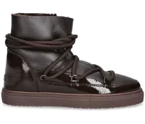 Stiefeletten aus Leder - Braun