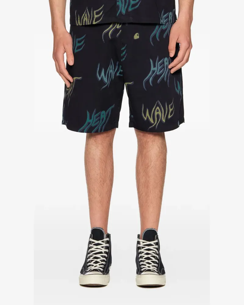 Carhartt WIP wave heat bermuda shorts - Schwarz Schwarz
