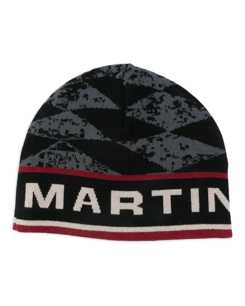 Martine Rose Beanie mit grafischem Print - Grau Grau