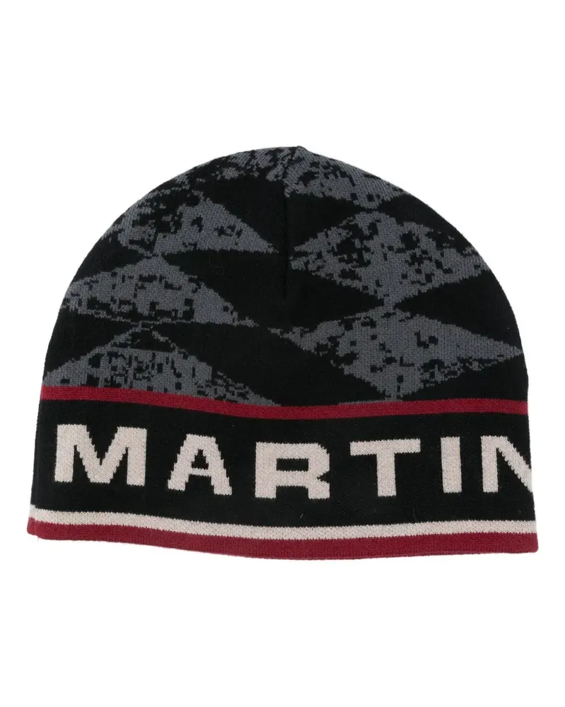 Martine Rose graphic-print beanie - Grau Grau