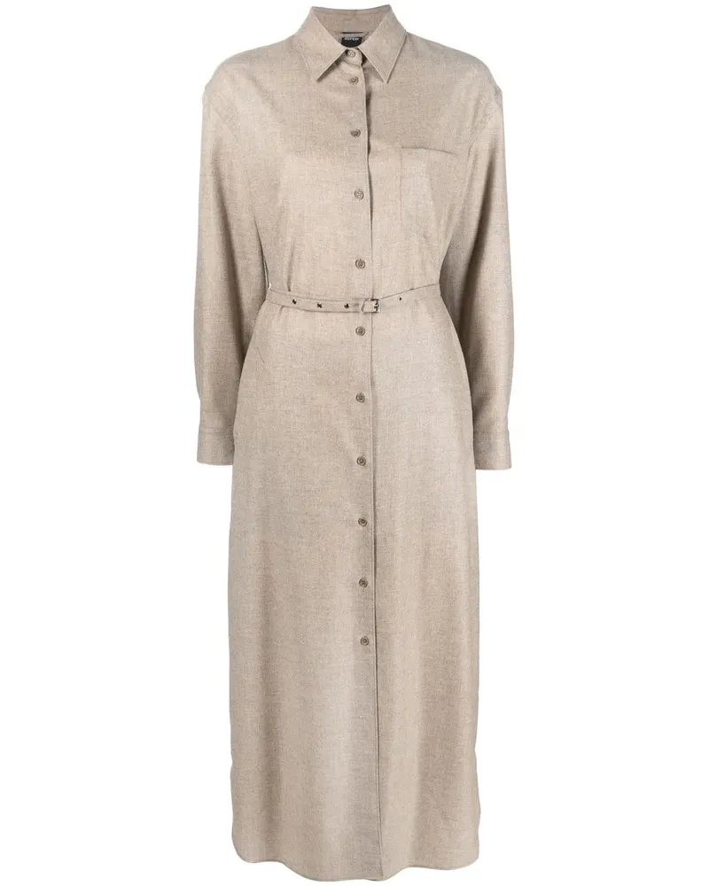 ASPESI Geknöpftes Kleid - Nude Nude
