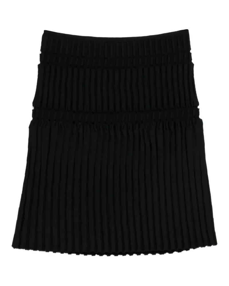 JNBY Faltenrock in A-Linie - Schwarz Schwarz