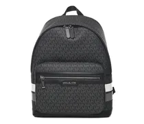 Rucksack mit Monogrammmuster - Schwarz