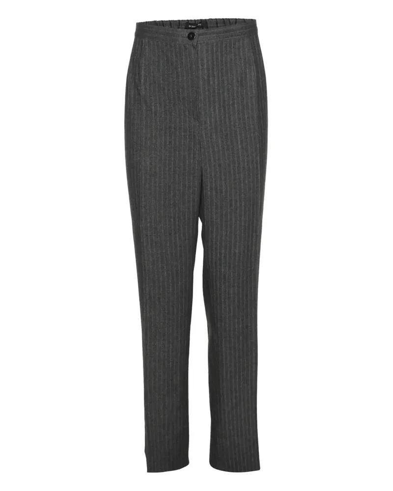 Elena Mirò Hose mit Nadelstreifen - Grau Grau