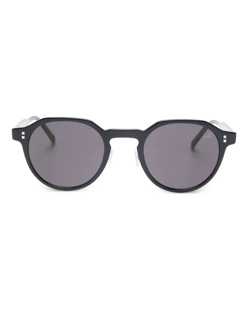Dunhill Sonnenbrille mit rundem Gestell - Schwarz Schwarz