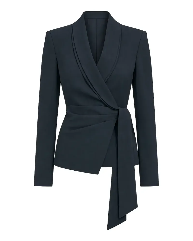 Patrizia Pepe tie belt blazer - Schwarz Schwarz