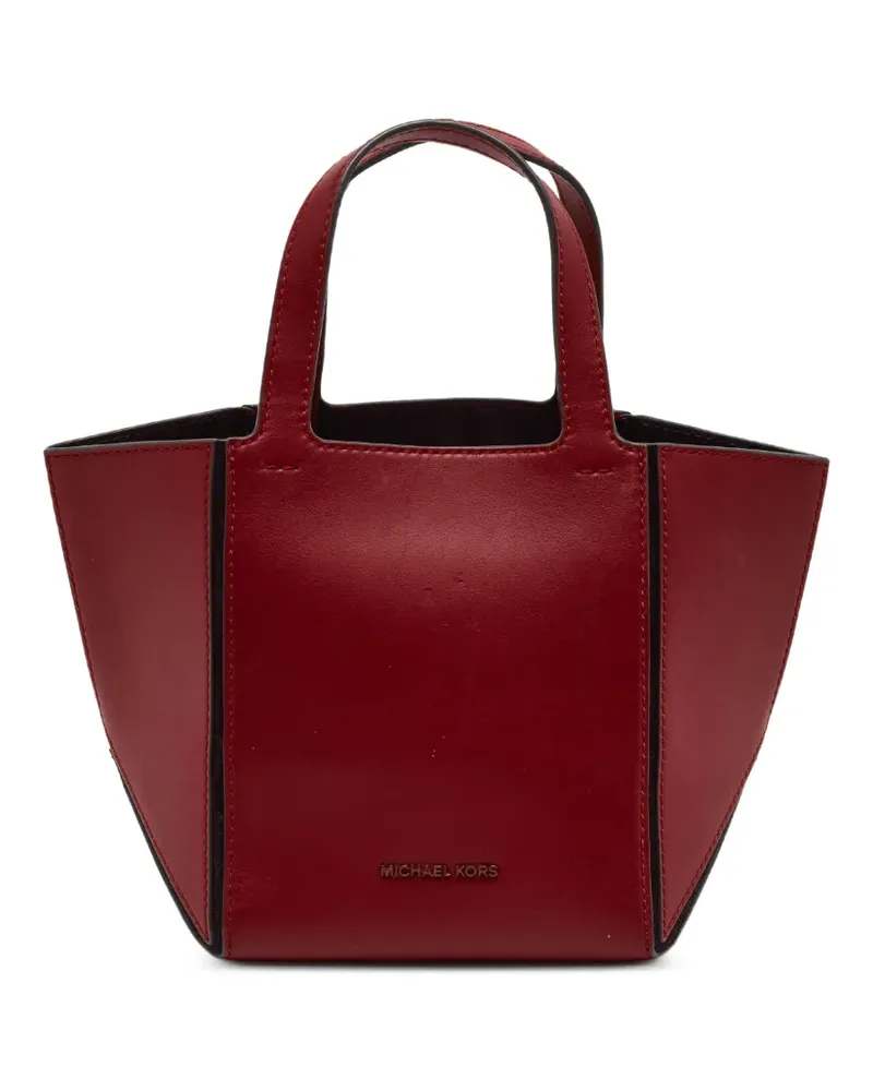 Michael Kors Kleine Jordi Handtasche aus Leder - Rot Rot