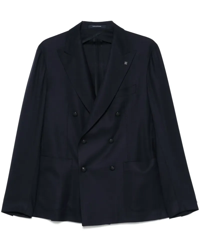 Tagliatore Doppelreihiges Sakko - Blau Blau
