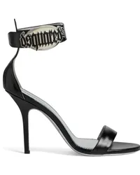 Dsquared2 Sandalen mit Logo-Schild Schwarz