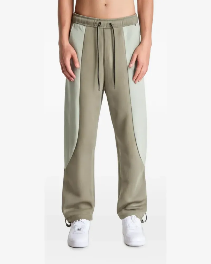 Nike Tech Fleece Jogginghose in Colour-Block-Optik - Grün Grün