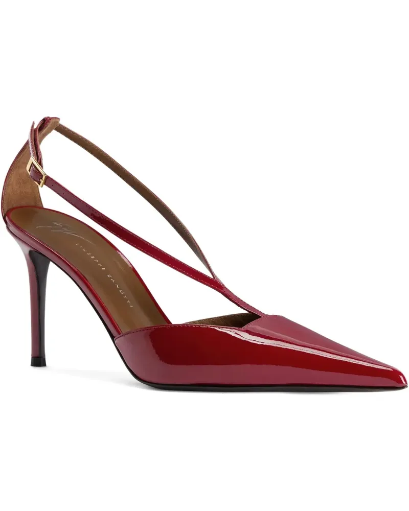 Giuseppe Zanotti Spitze Pumps mit T-Riemen 85mm - 002 RED 002