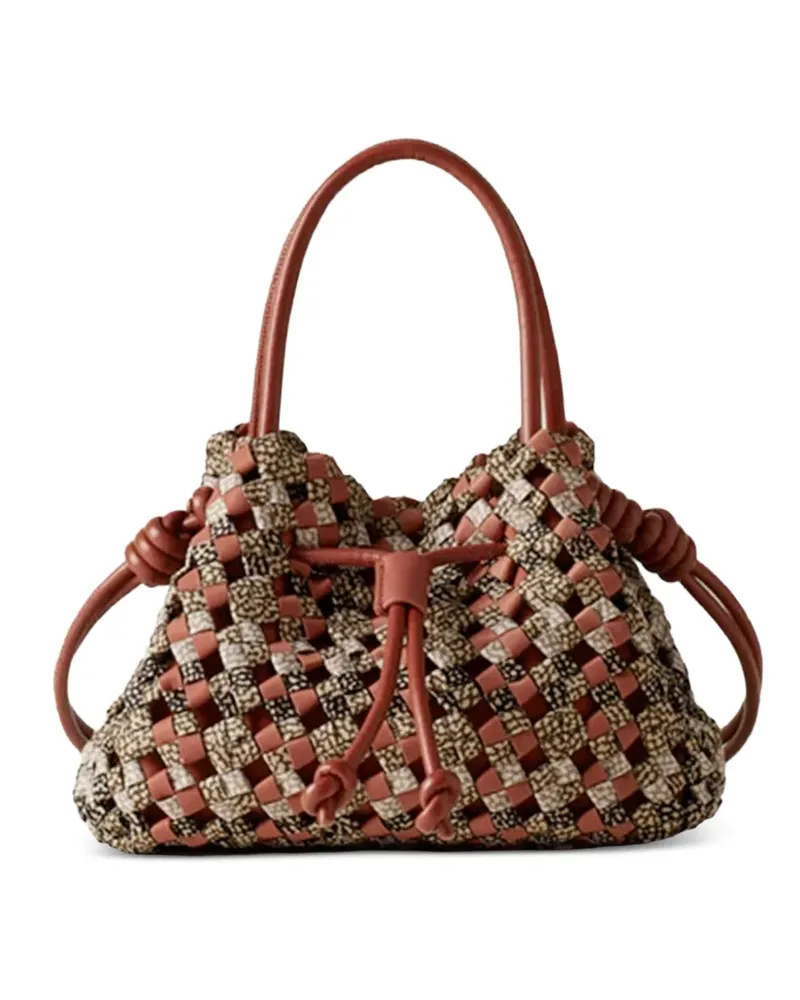 Borbonese mini Nest tote bag - Nude Nude