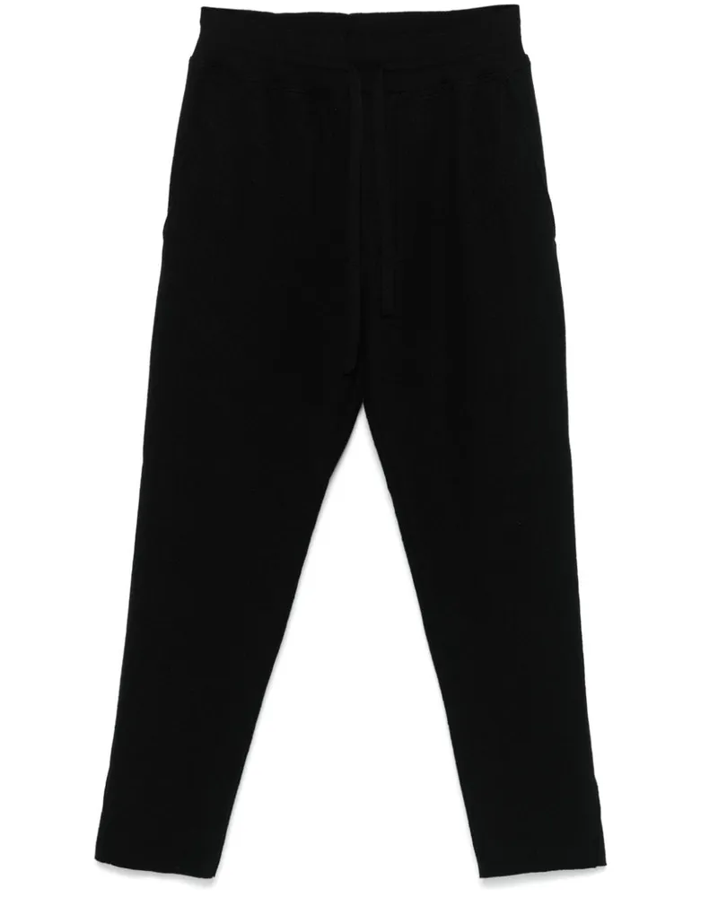 TRANSIT Jogginghose aus Fleece - Schwarz Schwarz