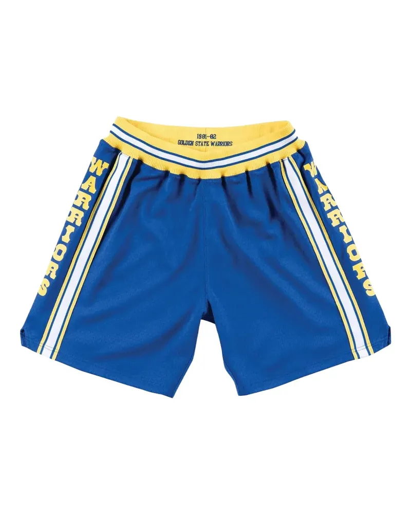 Mitchell & Ness Golden State Warriors 1981-82 Royal Authentic Shorts - Blau Blau