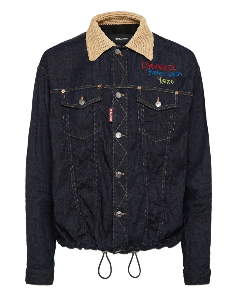 Dsquared2 Klassische Jeansjacke - Blau Blau