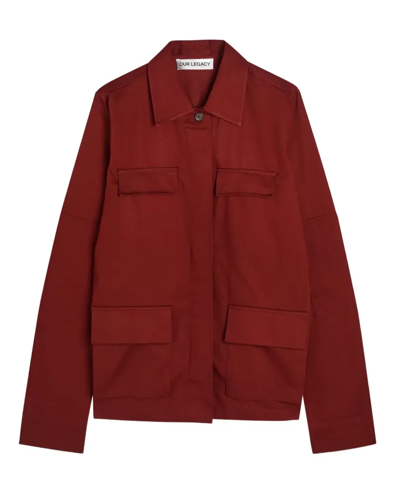 Our Legacy long-sleeve pocket jacket - Rot Rot