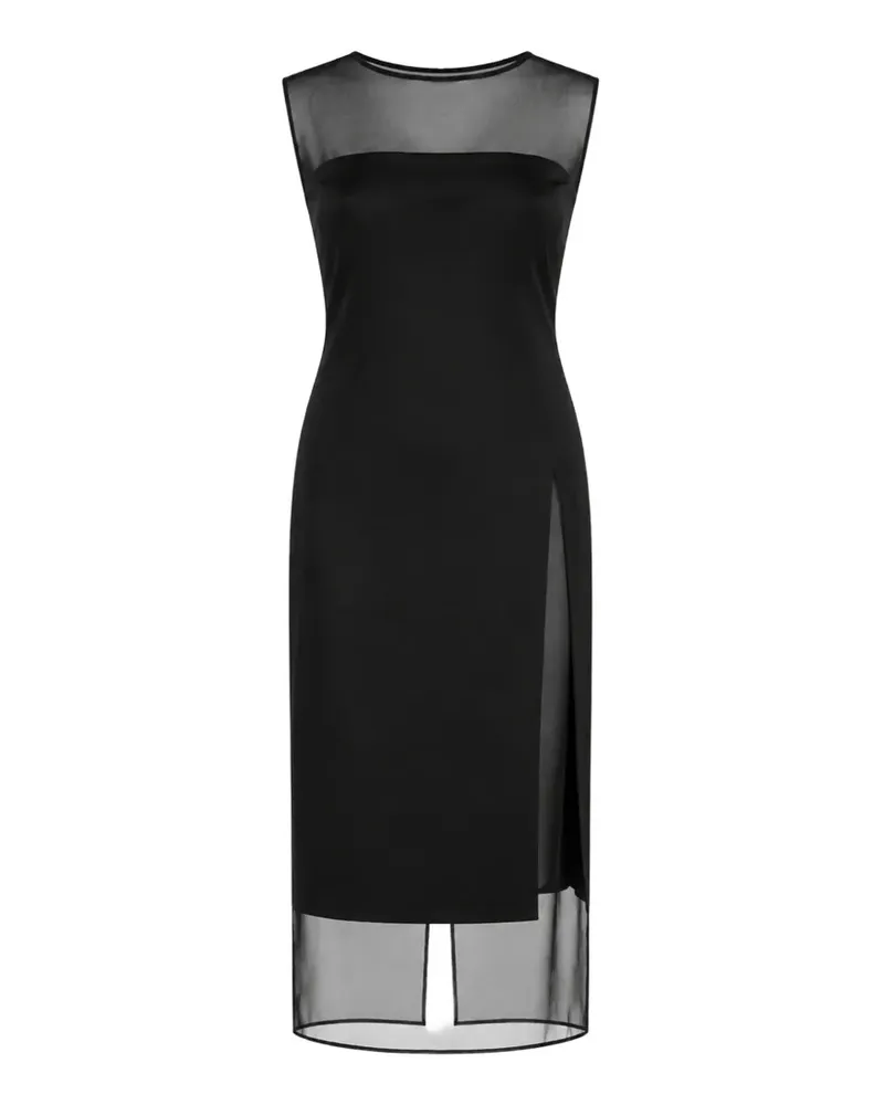 esse Portia sheer-panel dress - Schwarz Schwarz