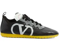 Perforierte Chromathon Sneakers - Schwarz