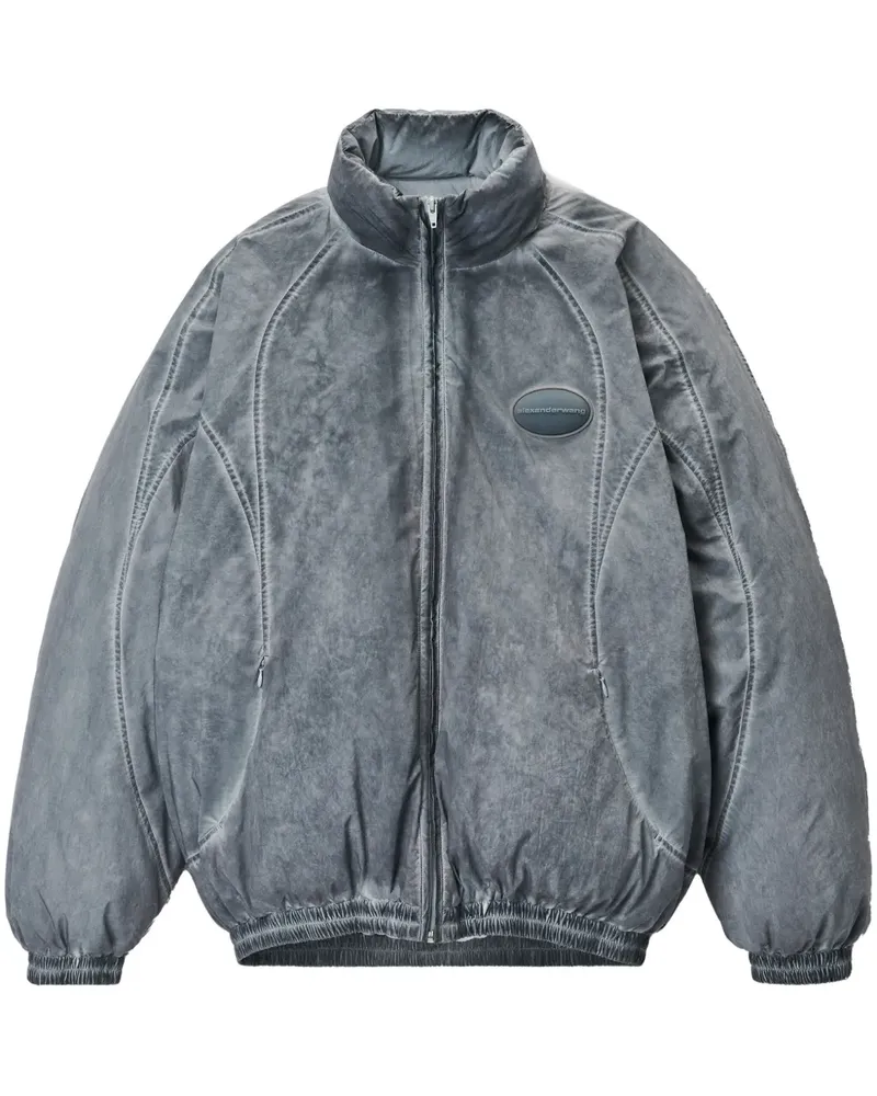Alexander Wang Wattierte Sportjacke - Grau Grau