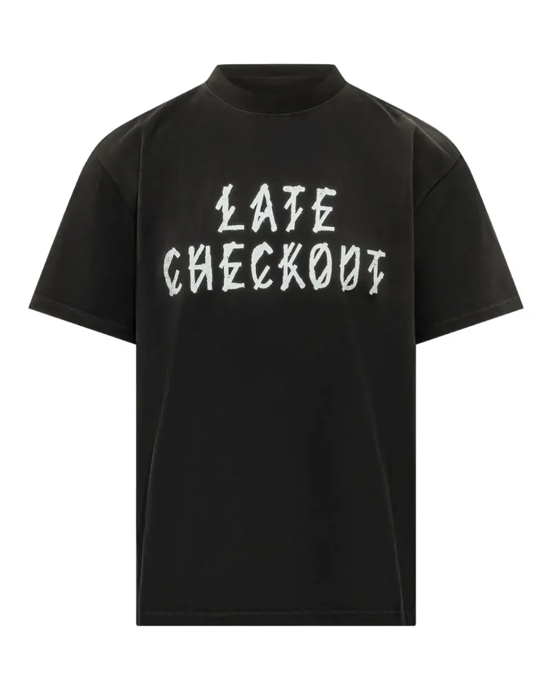 44 LABEL GROUP graphic-print T-shirt - Schwarz Schwarz