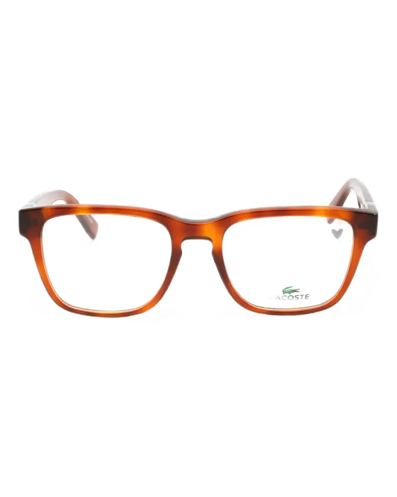 Lacoste rectangle-frame glasses - Braun Braun