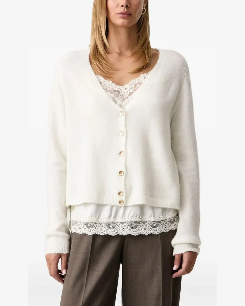 Fracomina button-up cardigan - Weiß Weiß