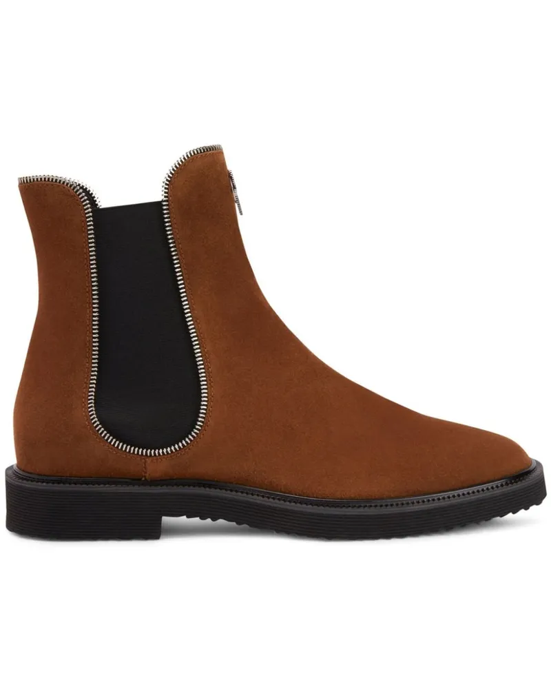 Giuseppe Zanotti Jaky Chelsea-Boots aus Wildleder - Braun Braun