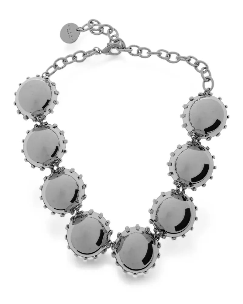 Marni Halskette mit Logo-Gravur - Silber Silber