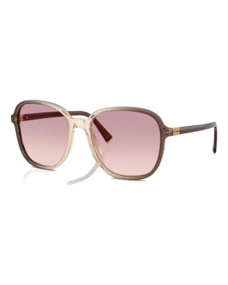 Miu Miu round-frame sunglasses - Braun Braun
