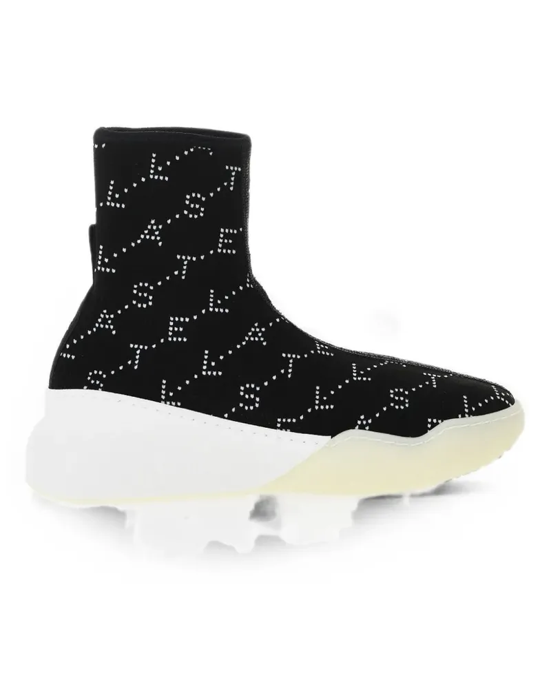 Stella McCartney Loop monogram-pattern sneakers - Schwarz Schwarz
