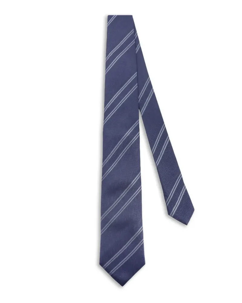 Brunello Cucinelli Krawatte aus Seide - Blau Blau