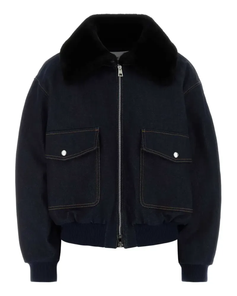 Givenchy Pinch shorts in raw denim - Blau Blau