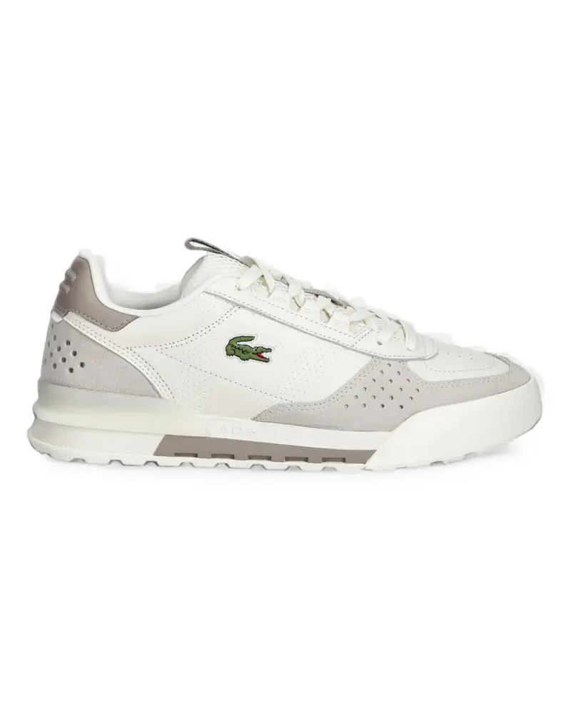 Lacoste perforated panelled sneakers - Weiß Weiß