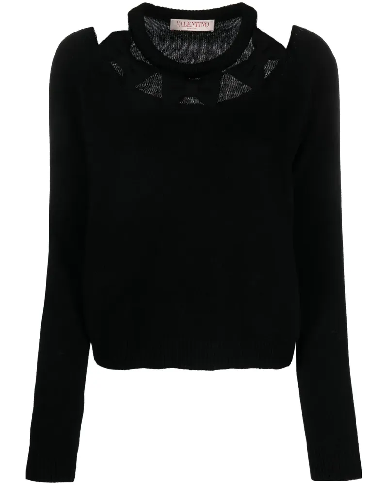Valentino Garavani Klassischer Pullover - Schwarz Schwarz