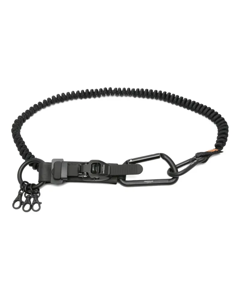 Innerraum Karabinergürtel mit Bungee-Detail - Schwarz Schwarz