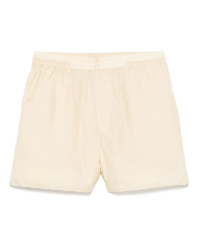 AURALEE Semi-transparente Shorts - Gelb Gelb