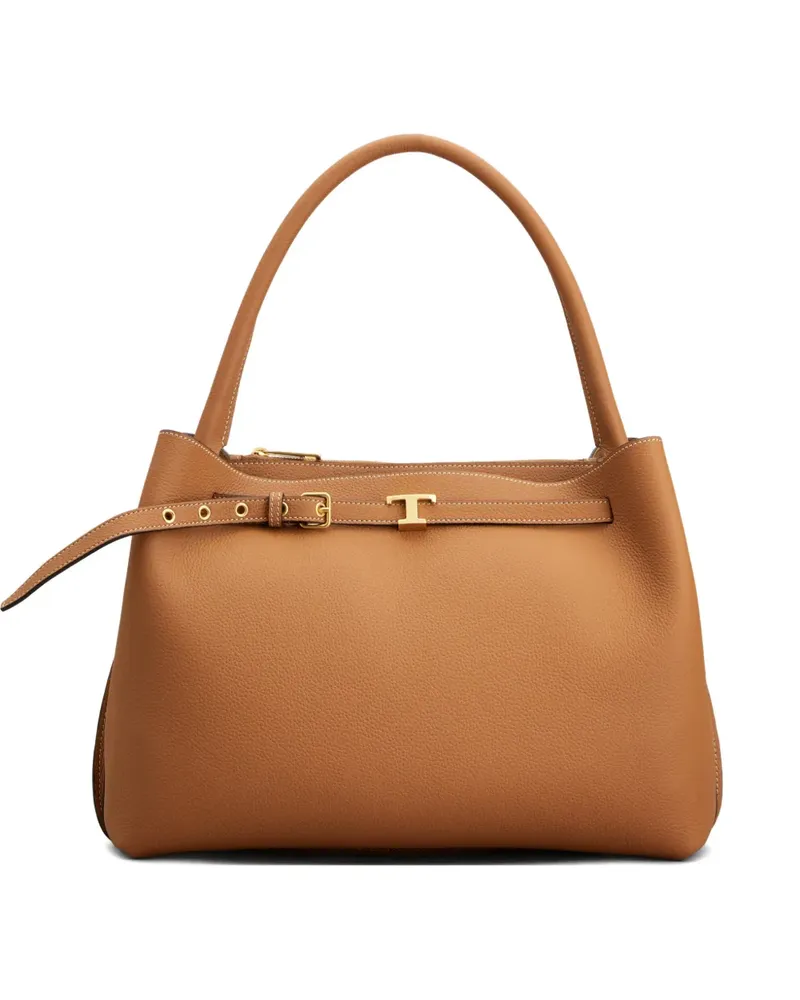TOD'S small T Timeless tote bag - Braun Braun