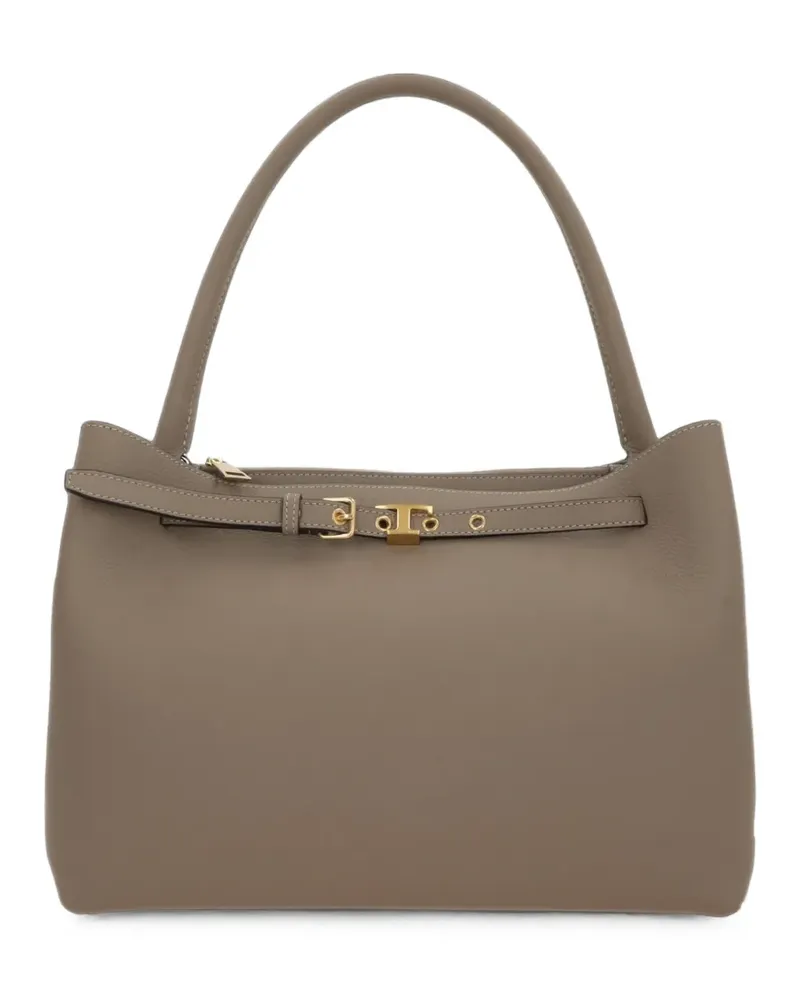 TOD'S Handtasche mit Schnallendetail - Braun Braun