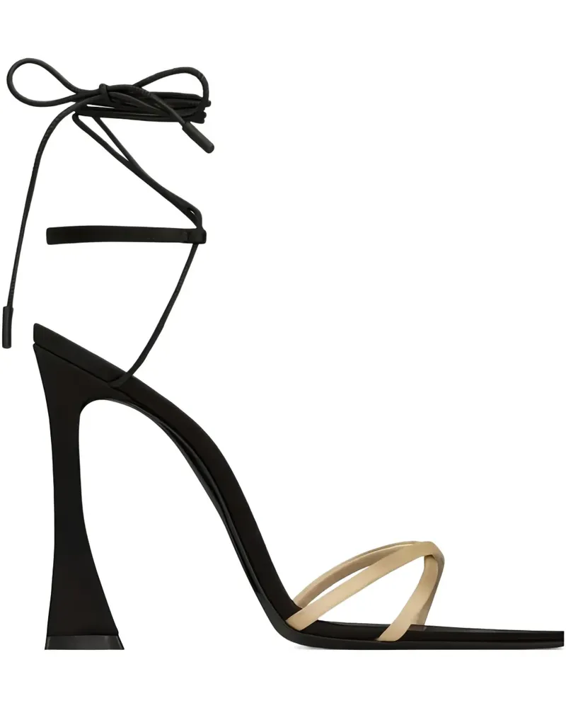 Saint Laurent Liza Sandalen mit Design-Absatz 110mm - Nude Nude