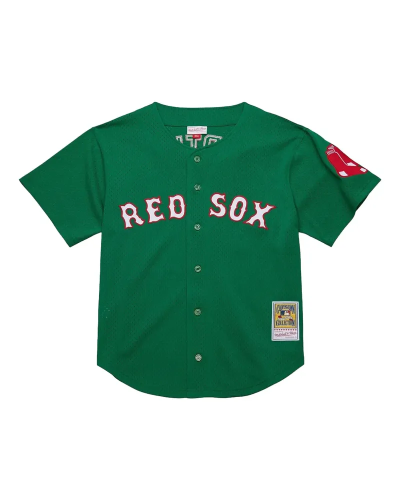 Mitchell & Ness MLB Red Sox 2004 David Ortiz Hemd - Grün Grün