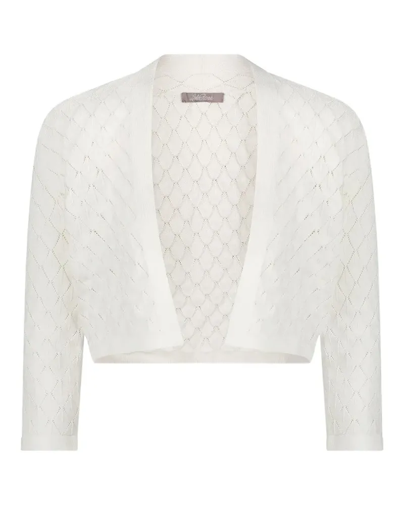 Lela Rose open-front knit bolero - Nude Nude