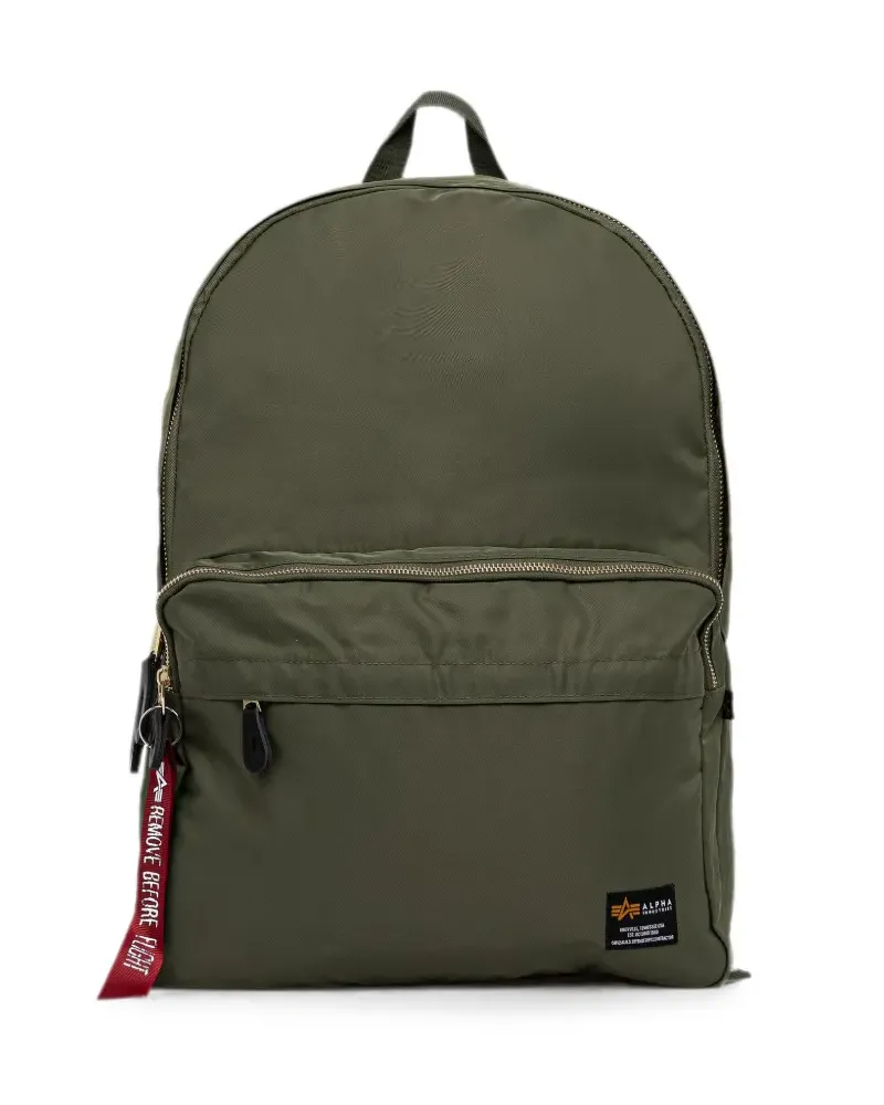 Alpha Industries zip backpack - Grün Grün