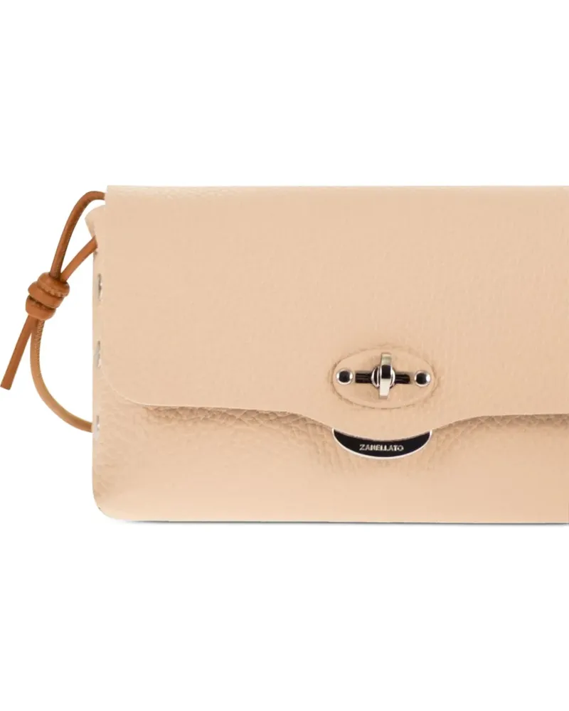 Zanellato Kleine Lettera Pochette Mini-Tasche - Nude Nude