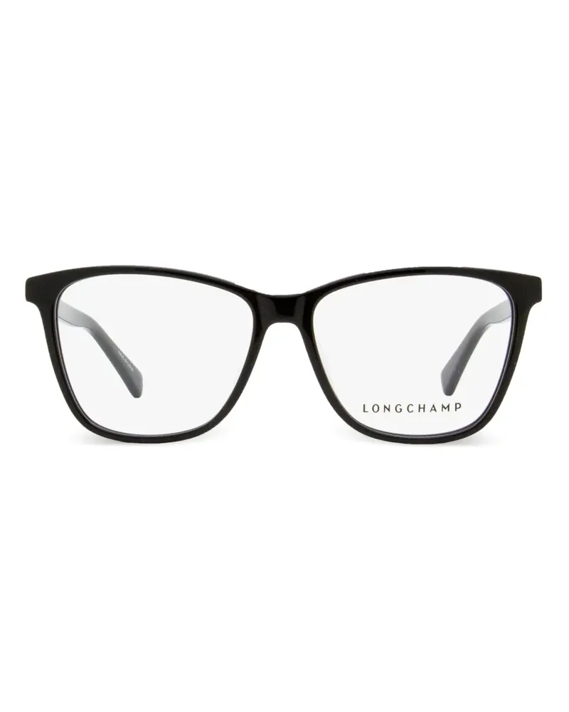 Longchamp Brille mit eckigem Gestell - Schwarz Schwarz