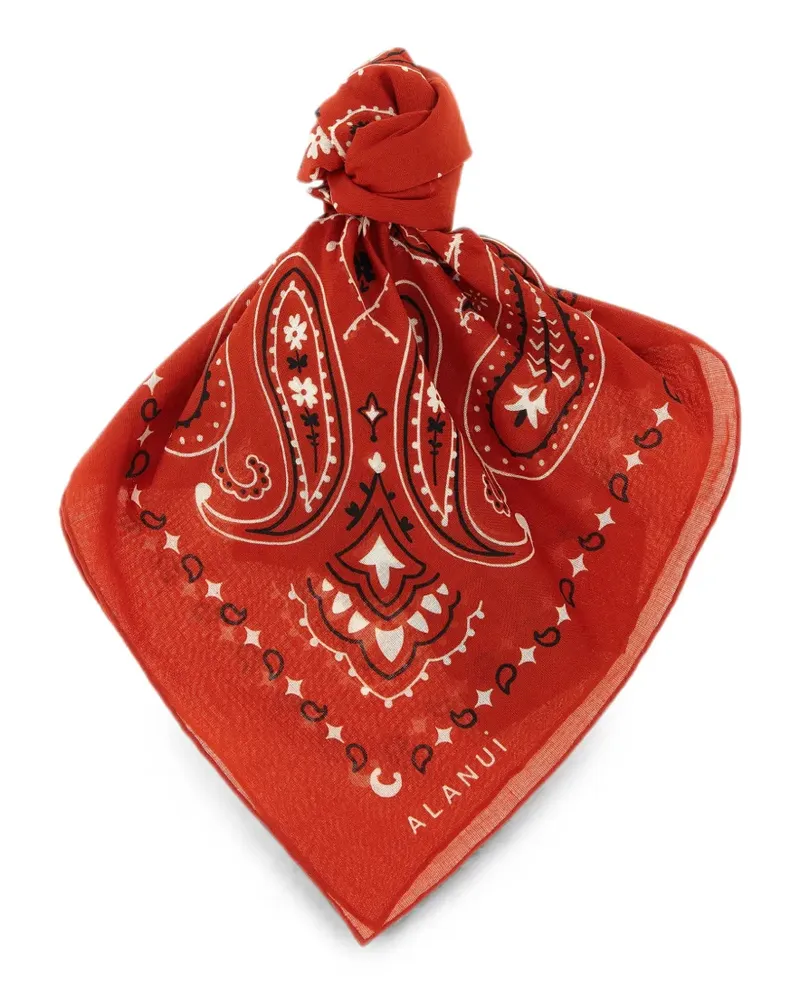 Alanui Halstuch mit Paisley-Print - Rot Rot